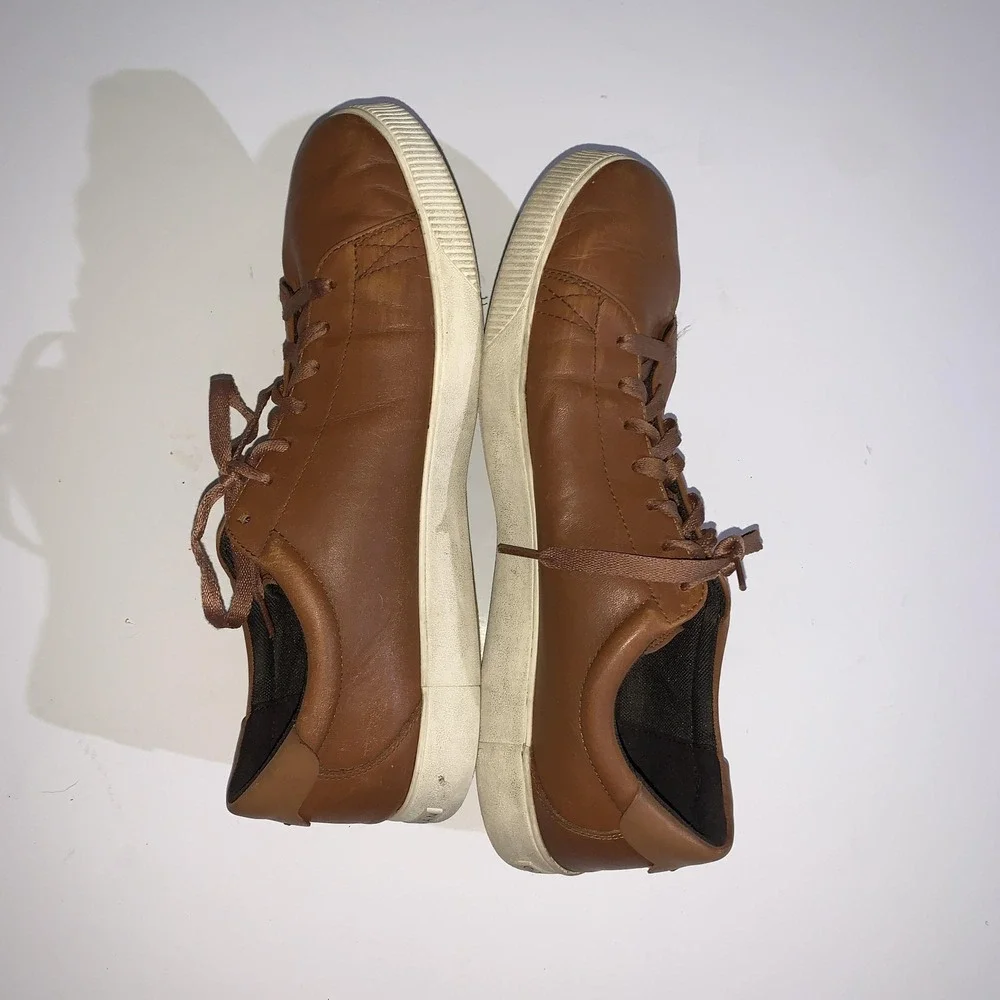 Cole Haan Shoes Mens 11.5 Wide Nantucket 2.0 Brown Lace Up Sneaker C33821